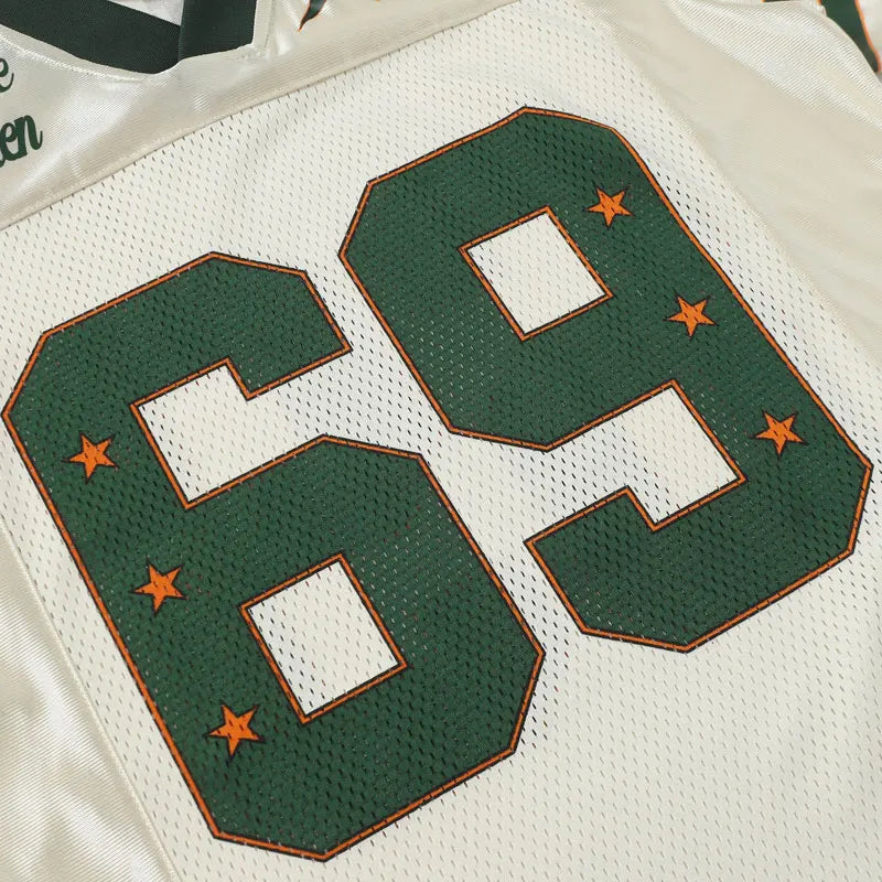 Vintage Mesh "69" Y2K Football Jersey