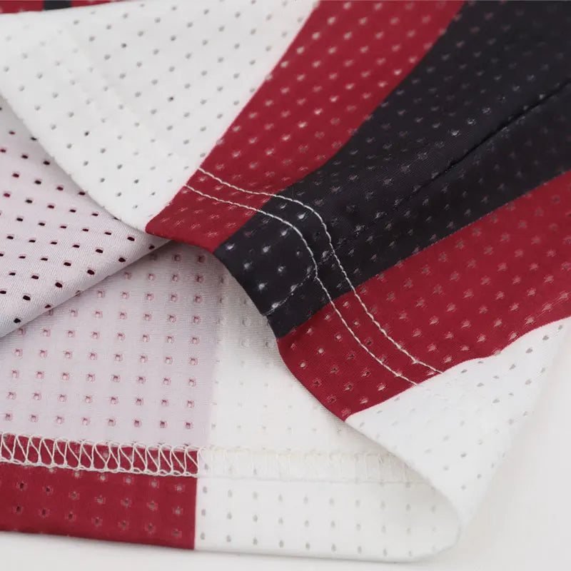 Vintage Mesh Striped Soccer Jersey