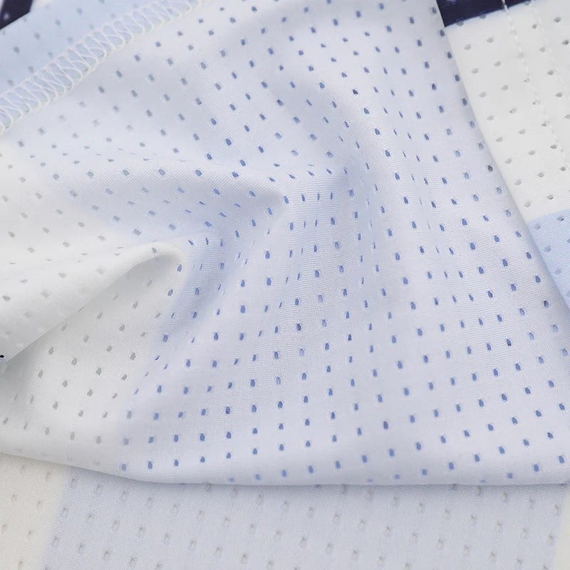 Vintage Mesh Striped Soccer Long Sleeve Jersey