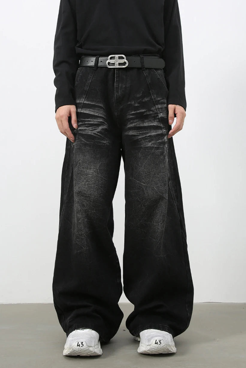 Vintage Patchwork Y2K Baggy Jeans