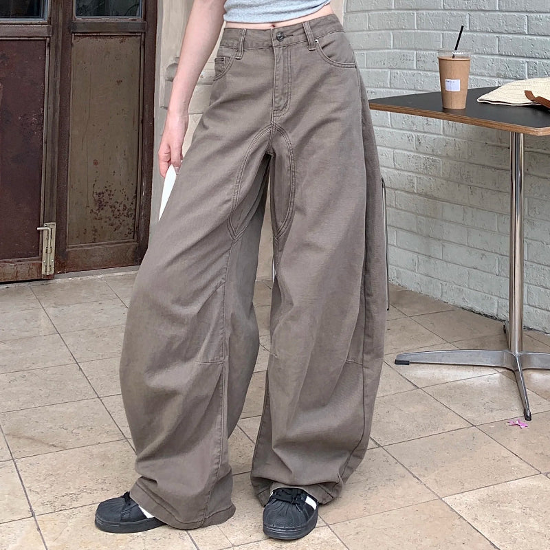 Vintage Y2K Baggy Barrel Cargo Jeans