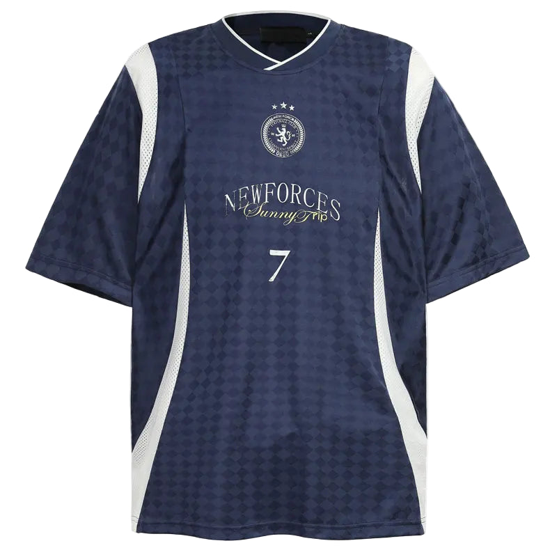 Vintage Y2K Plaid Soccer Jersey