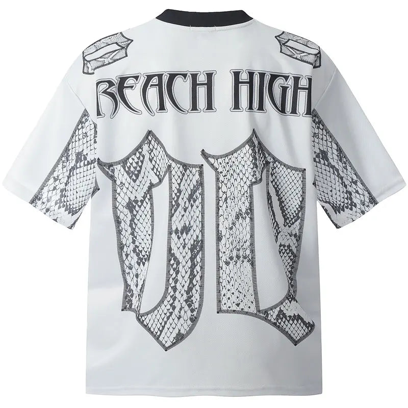 Vintage Y2K "Snake Skin" Football Jersey