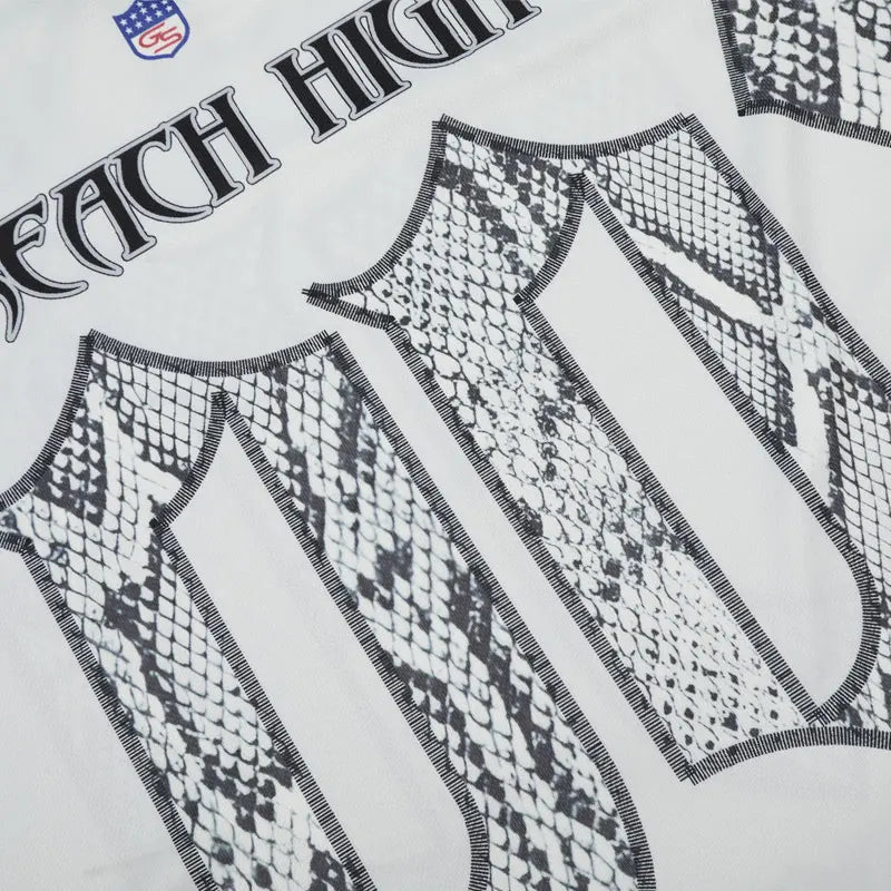 Vintage Y2K "Snake Skin" Football Jersey