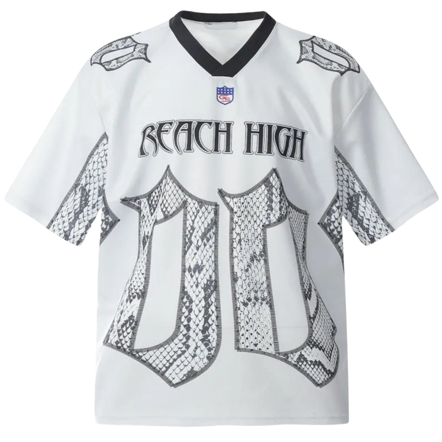 Vintage Y2K "Snake Skin" Football Jersey