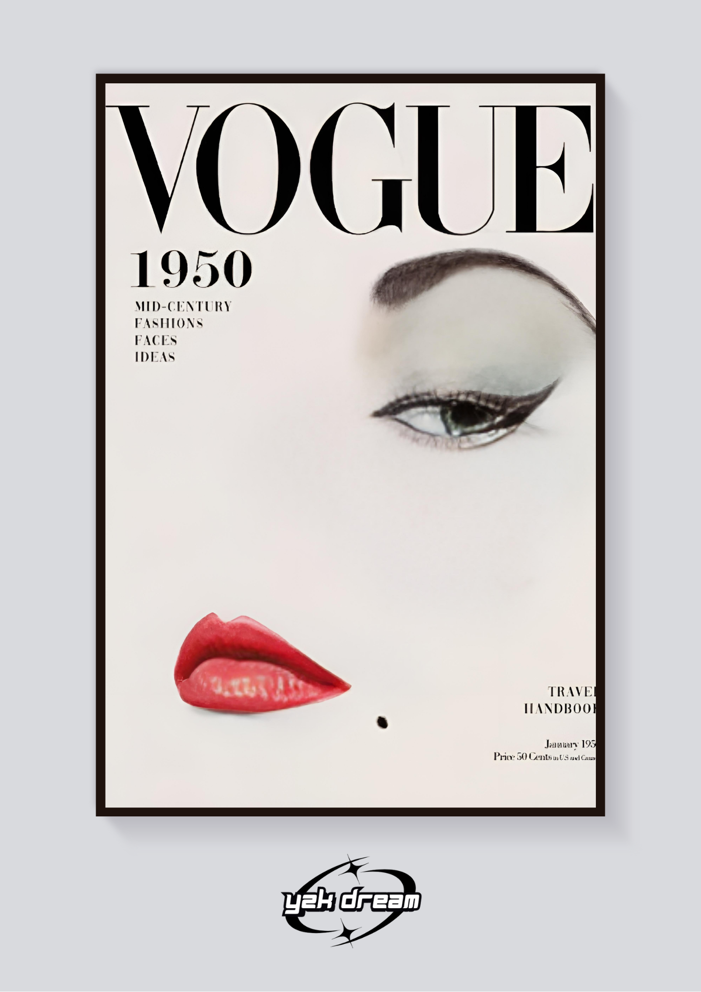 Vogue 1950s Poster