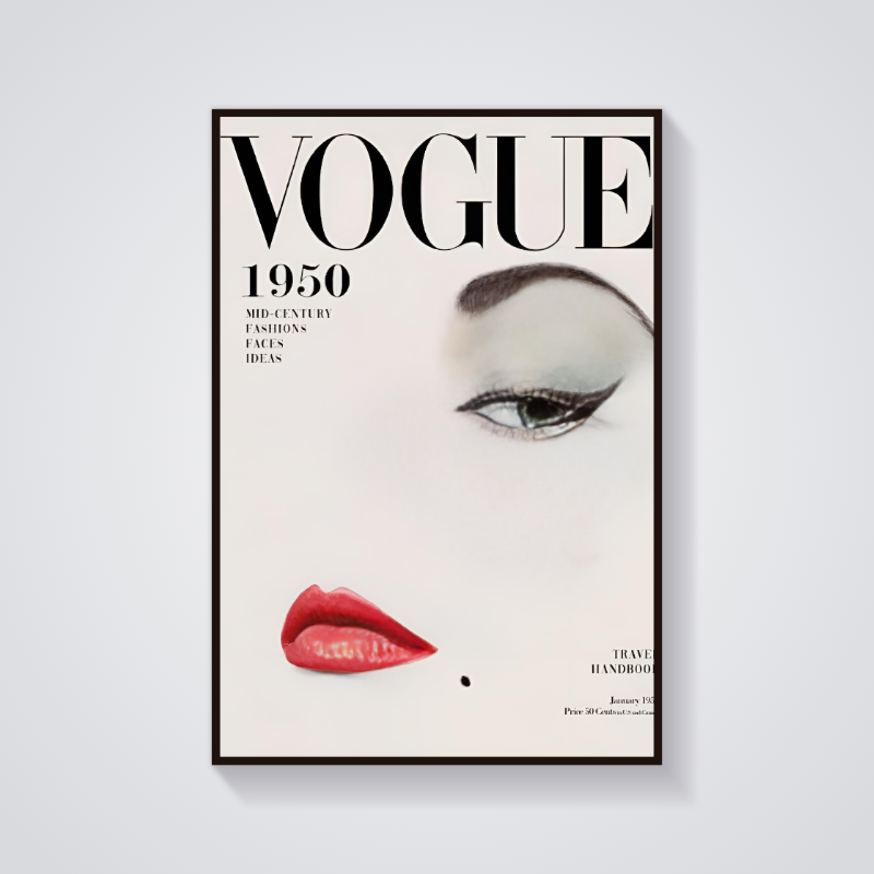 Vogue 1950s Poster