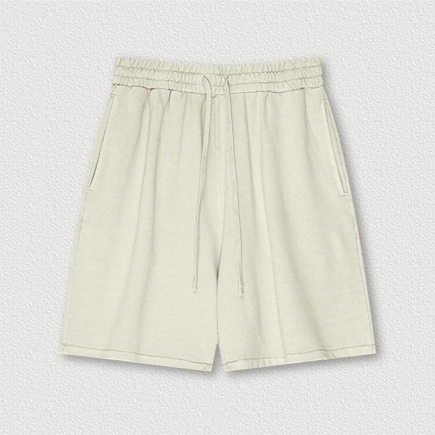 Washed Distressed Cotton Y2K Shorts
