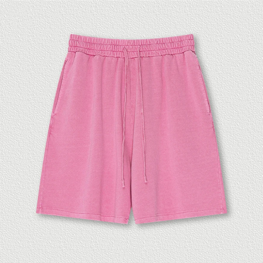 Washed Distressed Cotton Y2K Shorts