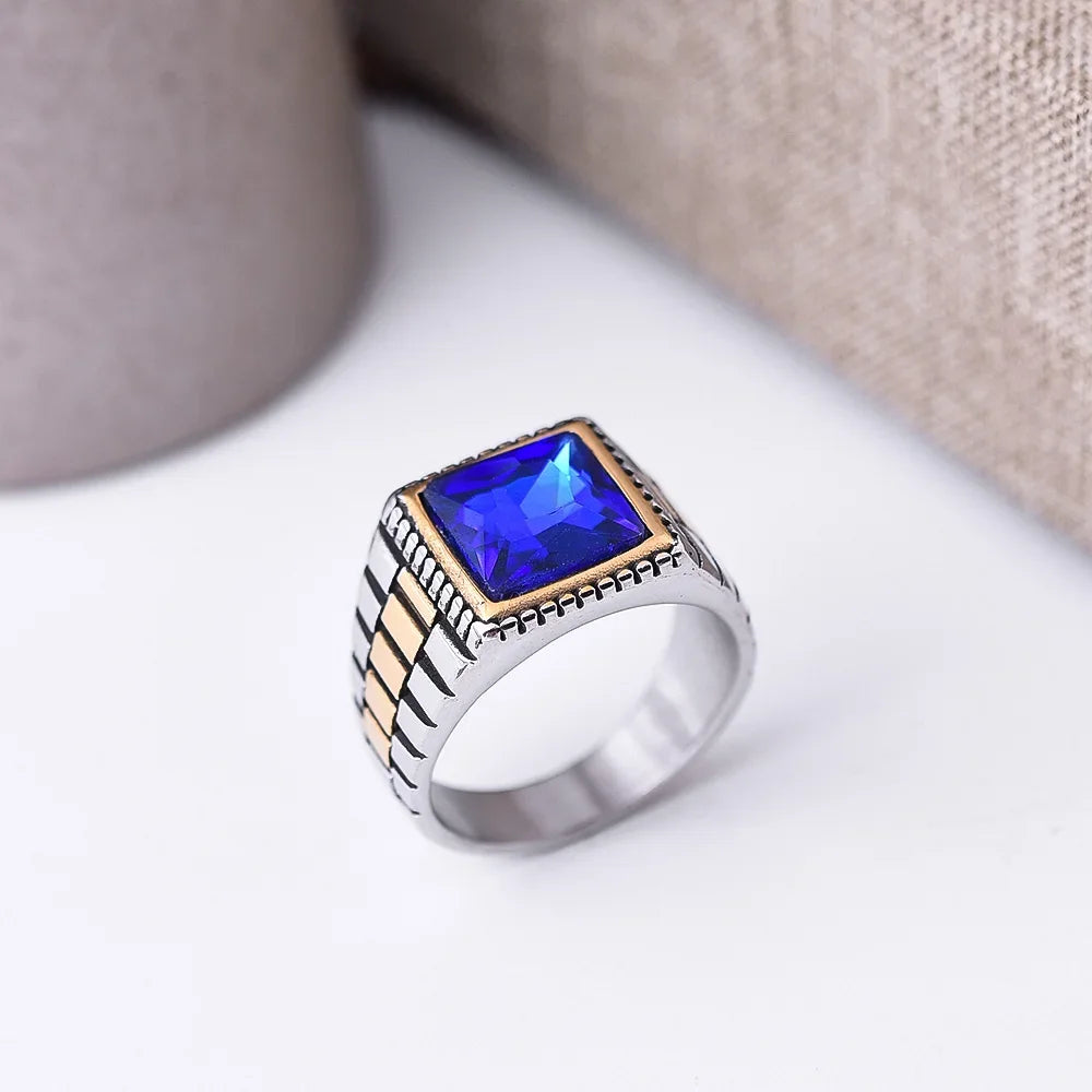 Watch Strap Stone Ring