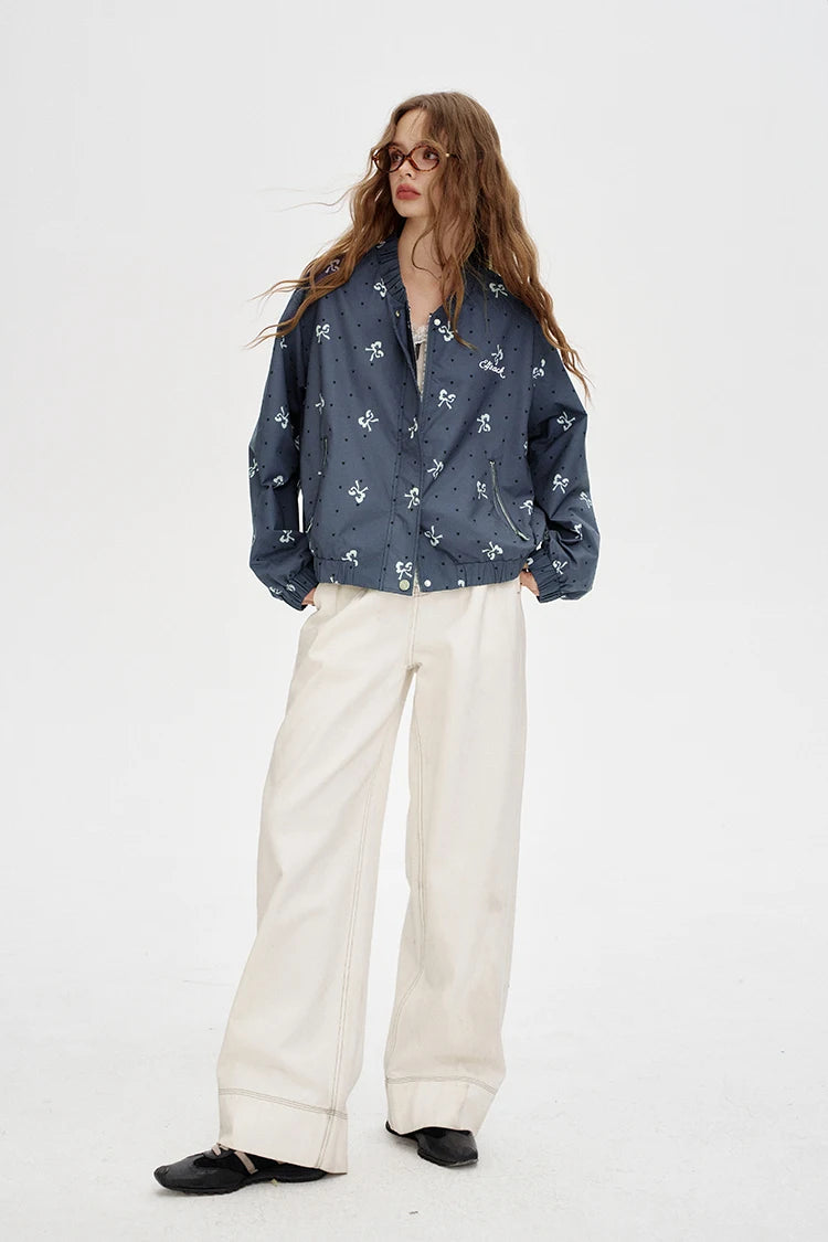 Windbreaker Y2K Minimalist Block Baseball Bomber Jacket