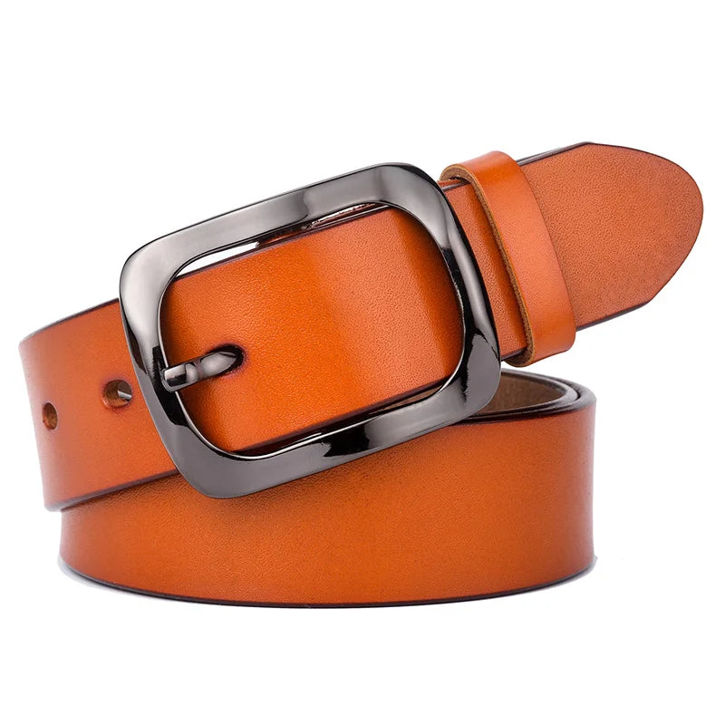 Womens Y2K Leather Belt