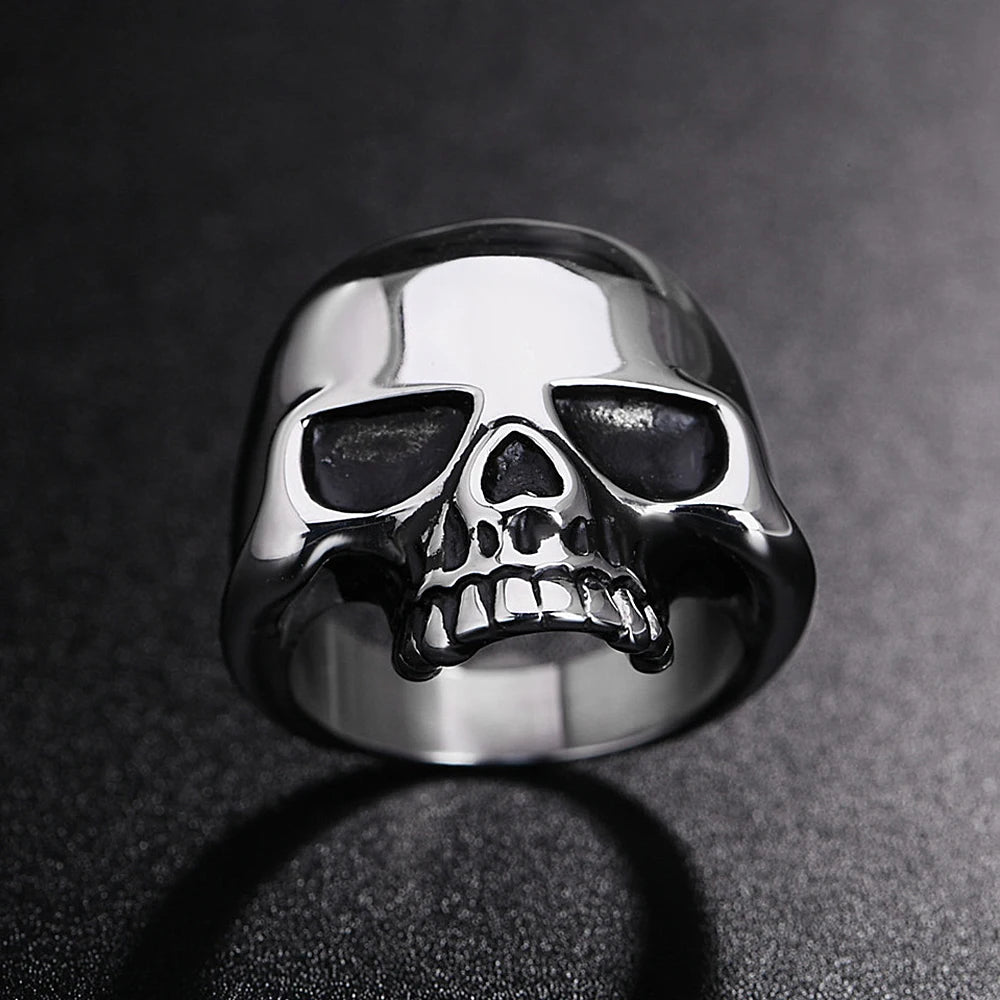 Wrap Around Skull Ring