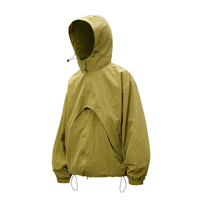 Y2K 2 in 1 Waterproof Windbreaker Jacket Coat