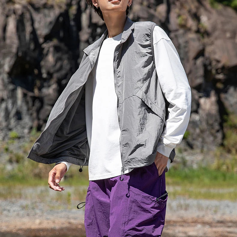 Y2K 2 in 1 Waterproof Windbreaker Jacket Coat