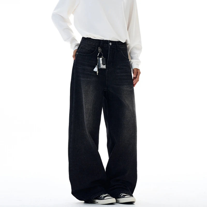 Y2K 77 Star Patchwork Embroidered Baggy Jeans