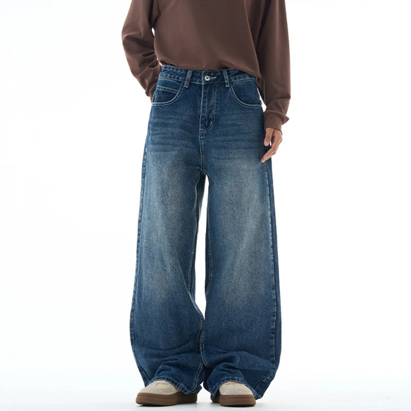 Y2K 77 Star Patchwork Embroidered Baggy Jeans