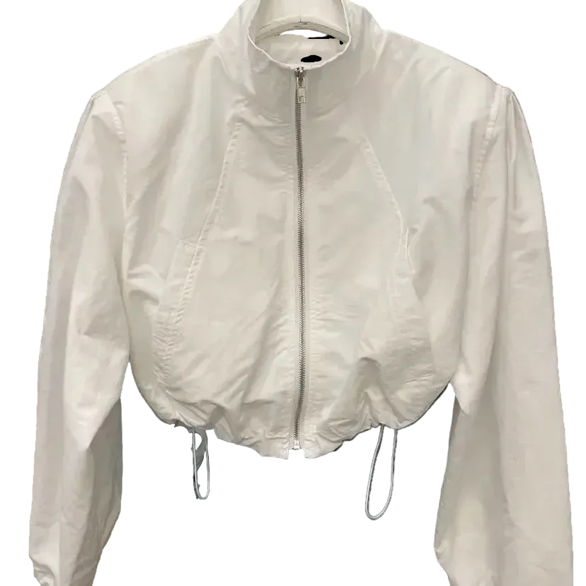 Y2K 90s Style Vintage Cropped Windbreaker Jacket