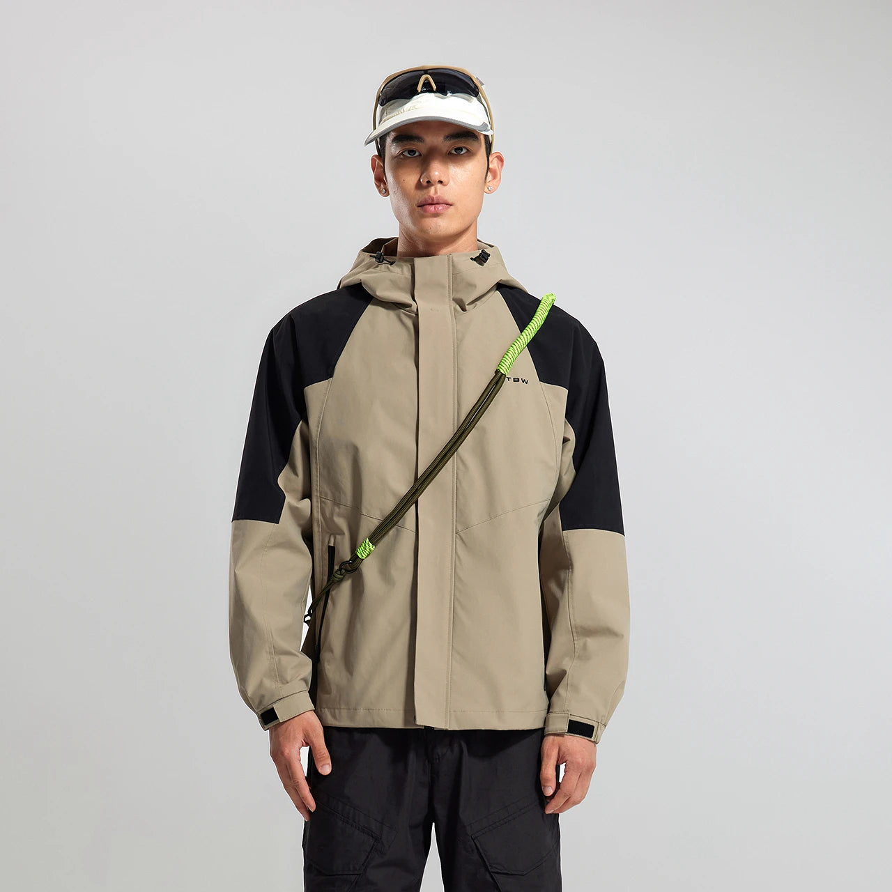 Y2K Adjustable Waterproof Windbreaker Jacket