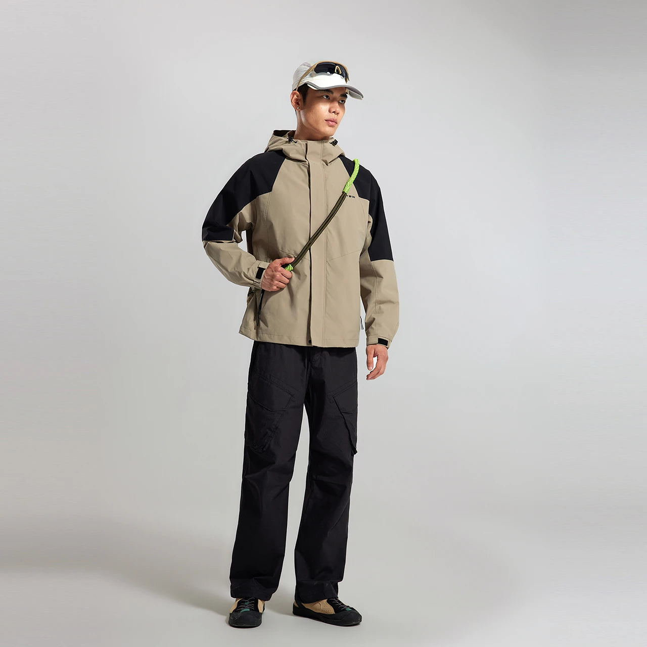 Y2K Adjustable Waterproof Windbreaker Jacket