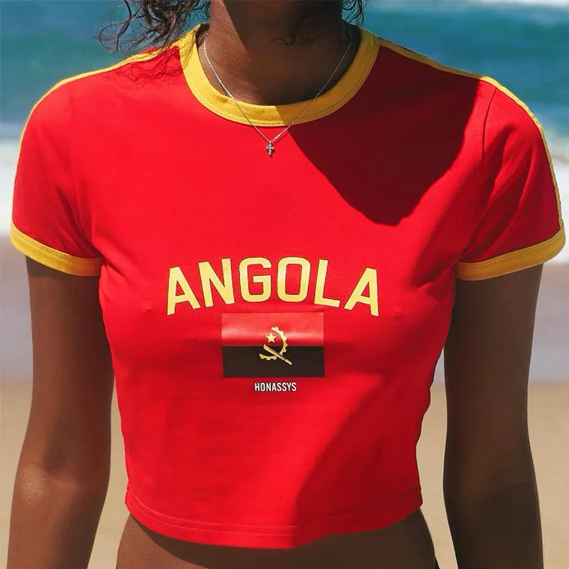 Y2K Angola Crop Top