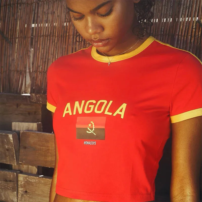 Y2K Angola Crop Top