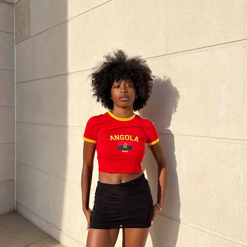 Y2K Angola Crop Top