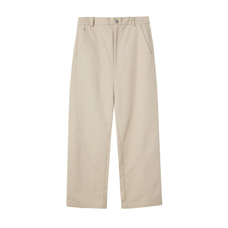 Y2K Arc Shaped Baggy Trousers