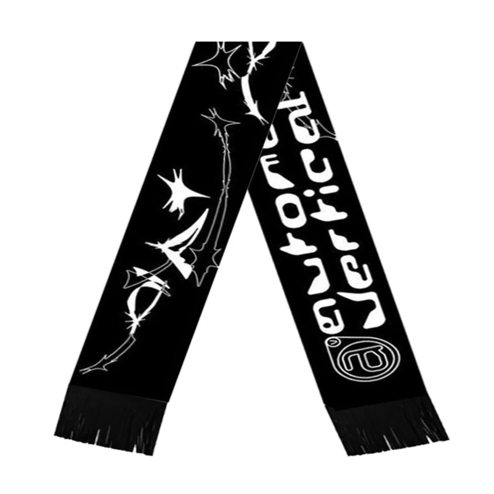 Y2K 'Automatic Vertical' Streetwear Shawl Scarf