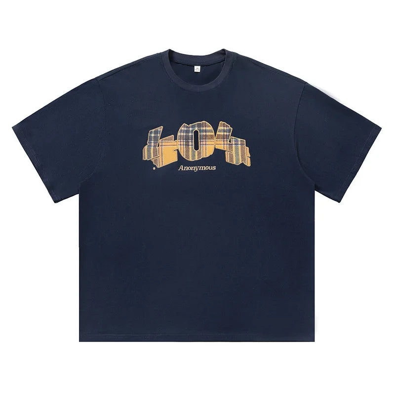 Y2K Baggy "404" Graphic T Shirt