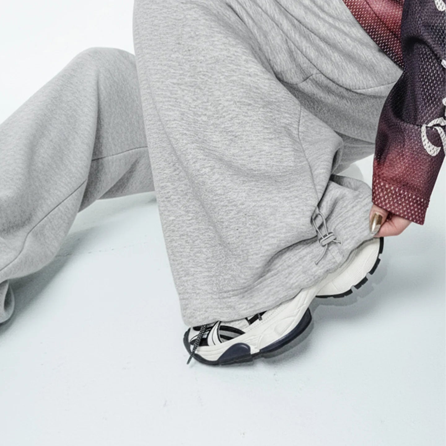 Y2K Baggy Drawstring Sweatpants Joggers Trousers