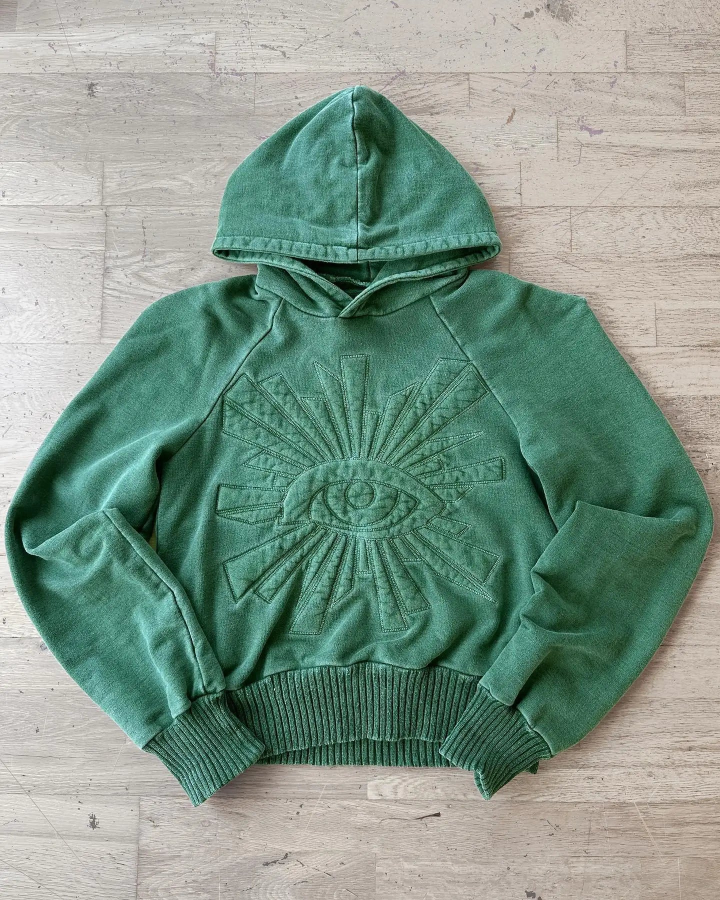 Y2K Baggy Oversized Embroidered Pattern Hoodie
