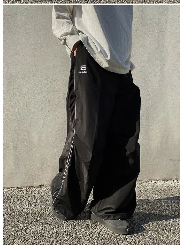 Y2K Baggy Shell Joggers