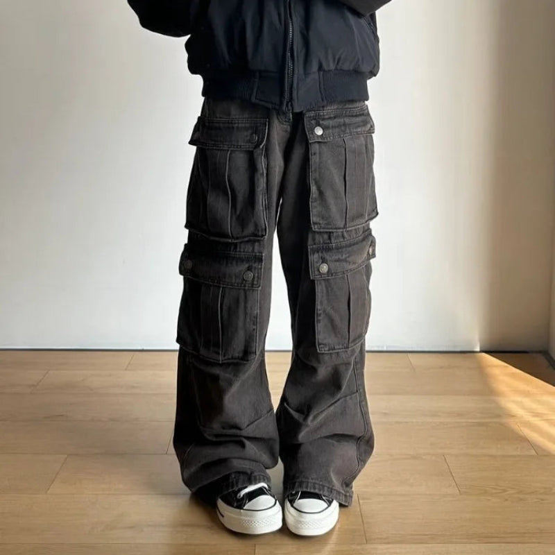Y2K Baggy Wide Leg Cargos