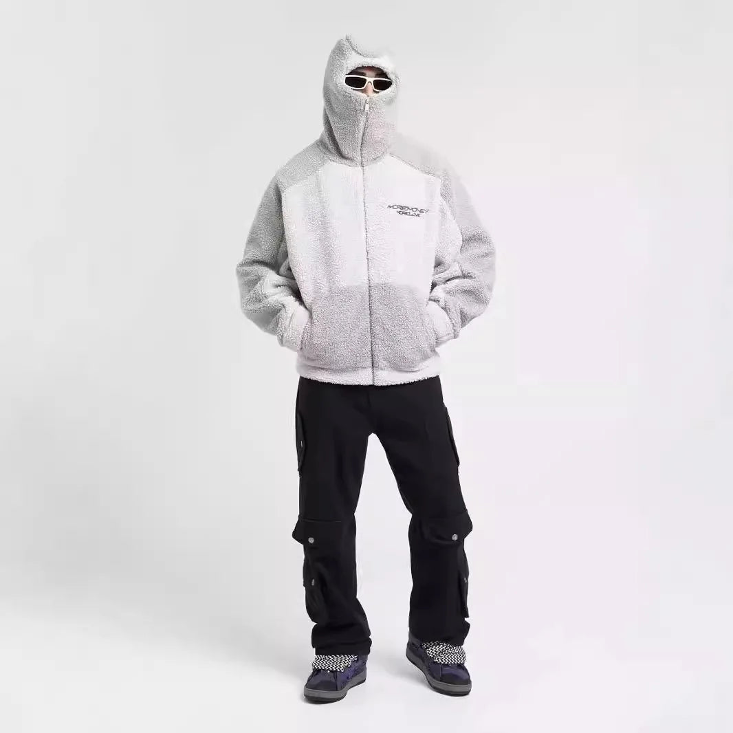 Y2K Bally Sherpa Zip Up Hoodie Hoodie