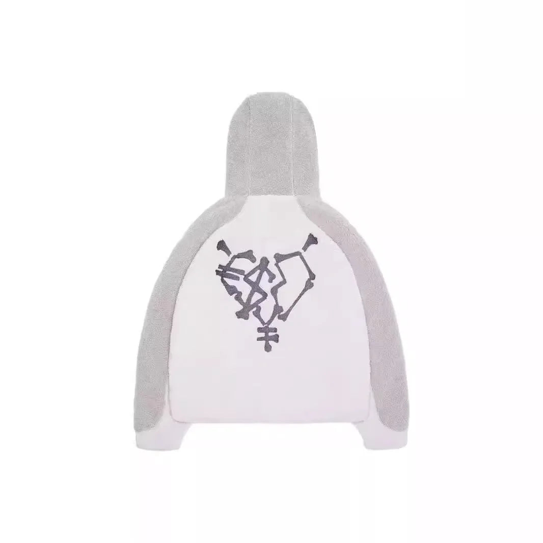 Y2K Bally Sherpa Zip Up Hoodie Hoodie