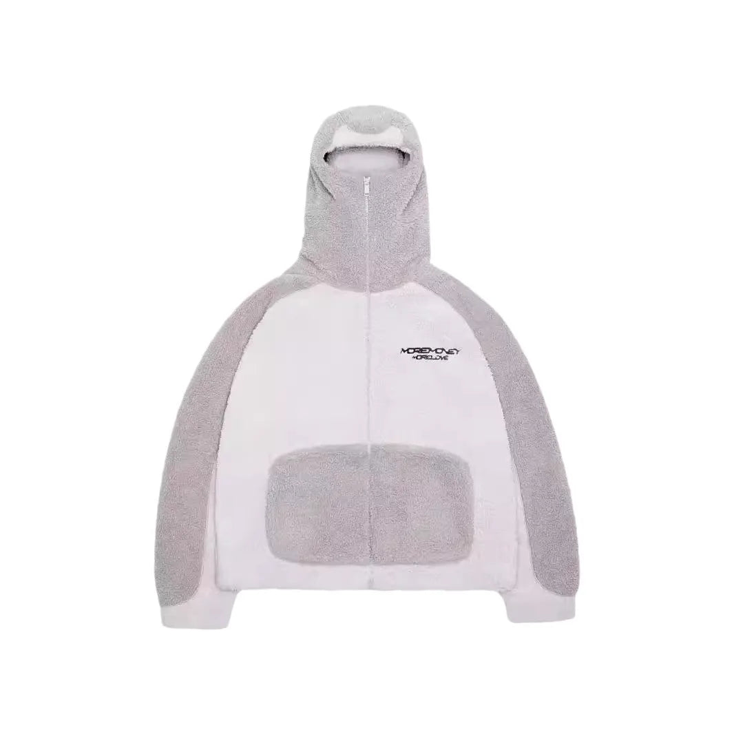 Y2K Bally Sherpa Zip Up Hoodie Hoodie