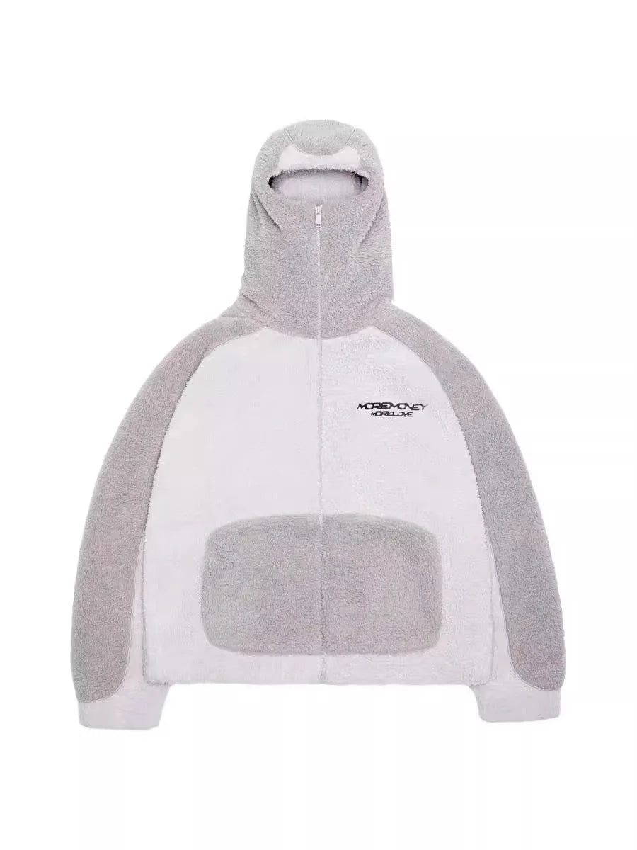 Y2K Bally Sherpa Zip Up Hoodie Hoodie