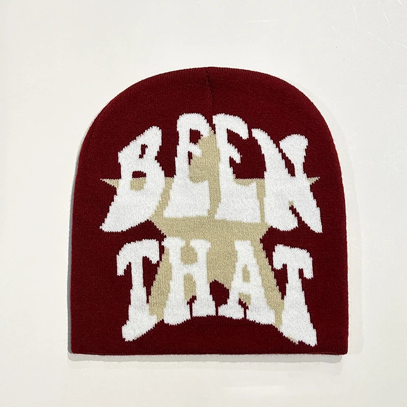 Y2K "Been That Star" Slogan Beanie