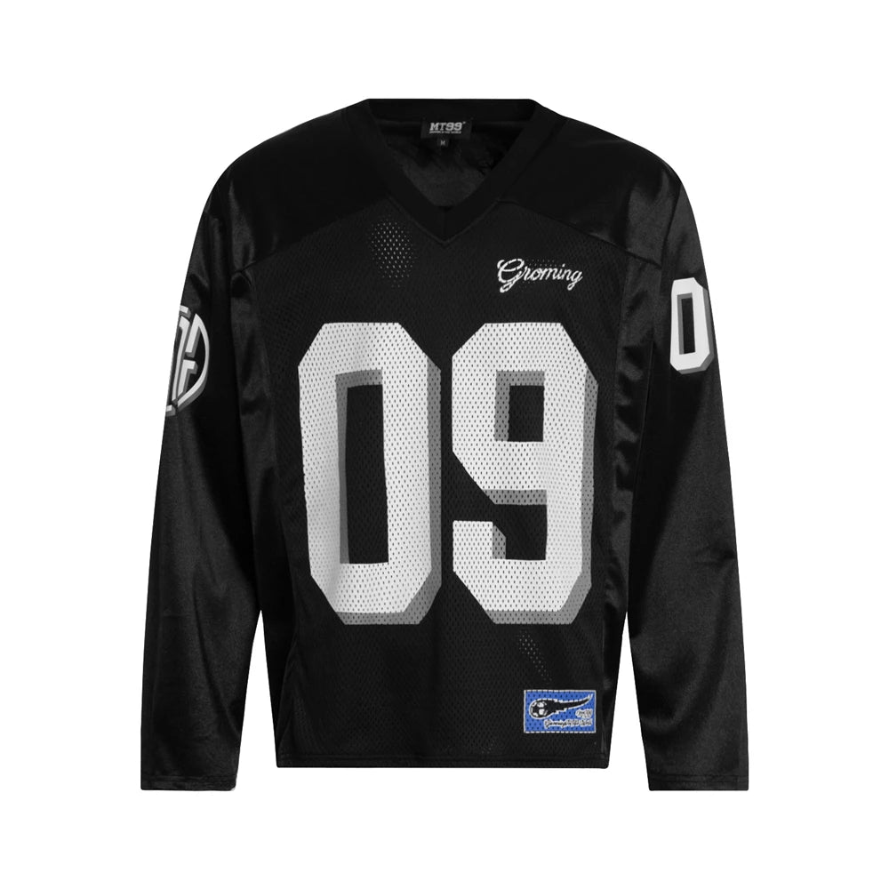Y2K Black And White Long Sleeve Jersey