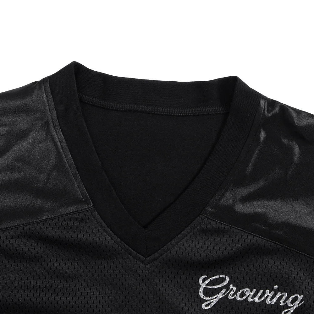 Y2K Black And White Long Sleeve Jersey