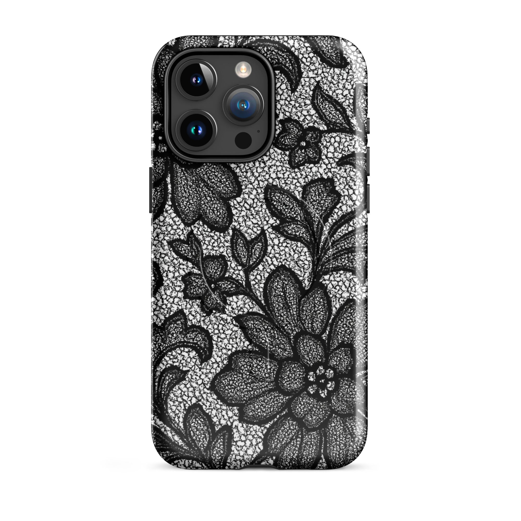 Y2K Black Lace Lingerie MagSafe Case