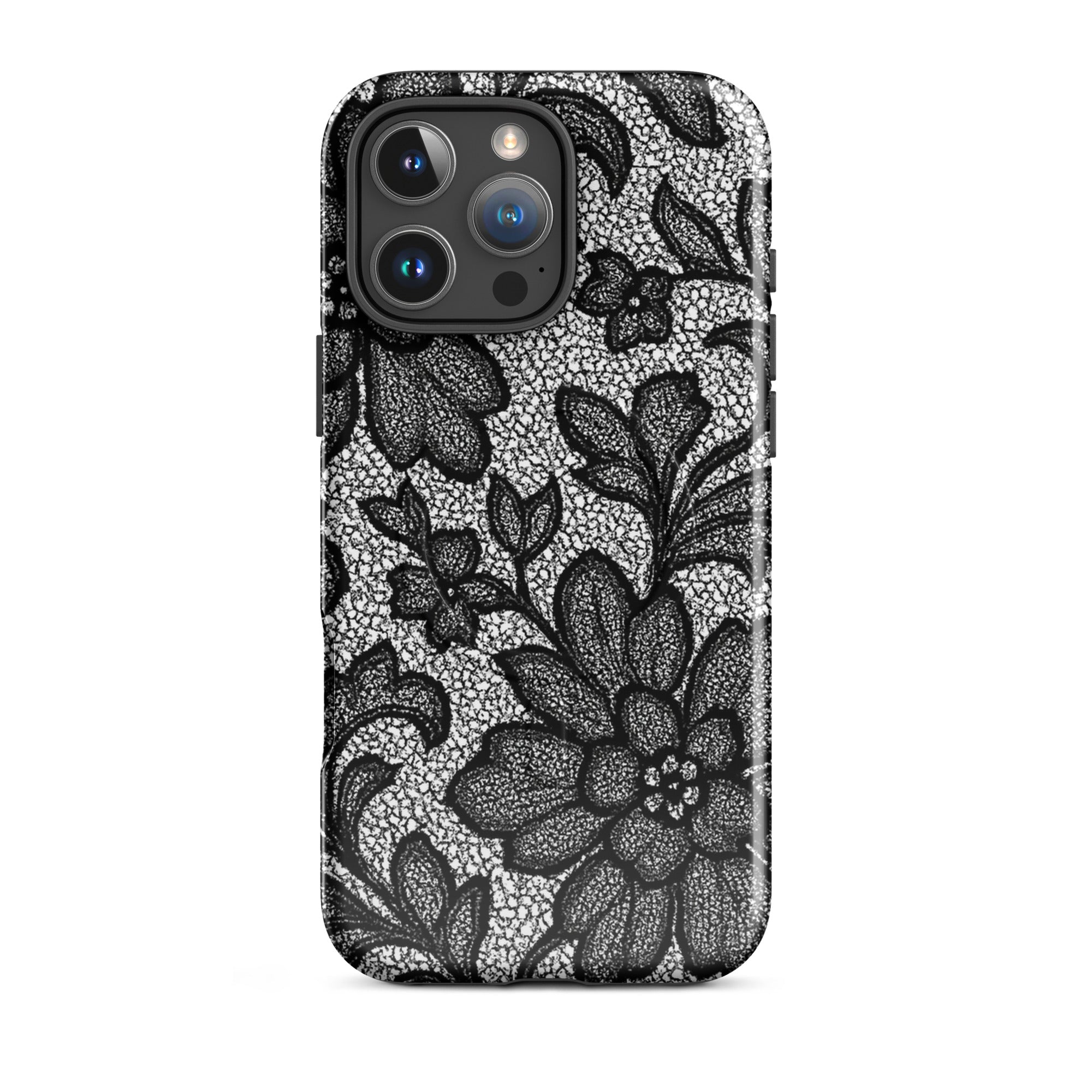 Y2K Black Lace Lingerie MagSafe Case