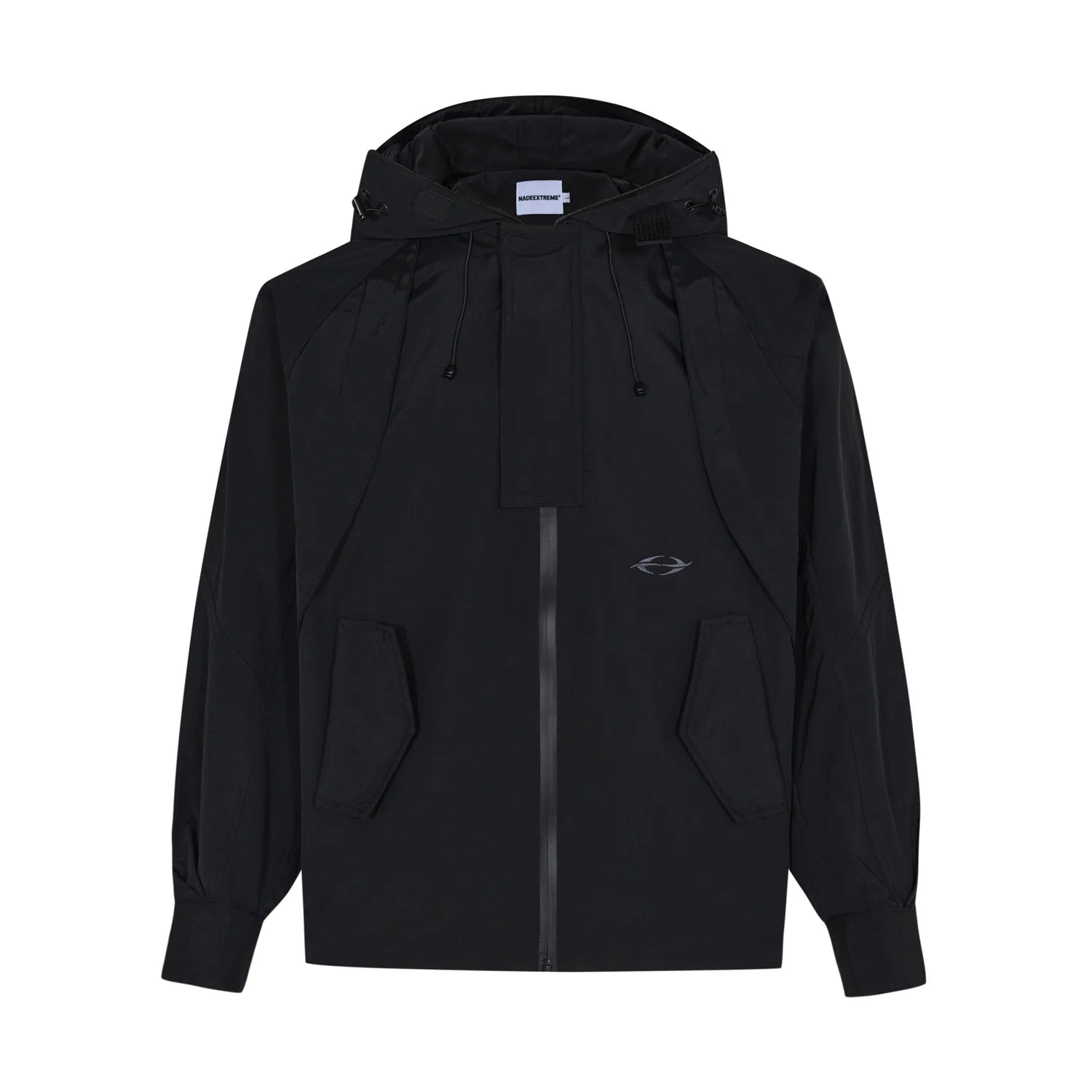 Y2K Black Mountaineering Camping Windbreaker Jacket