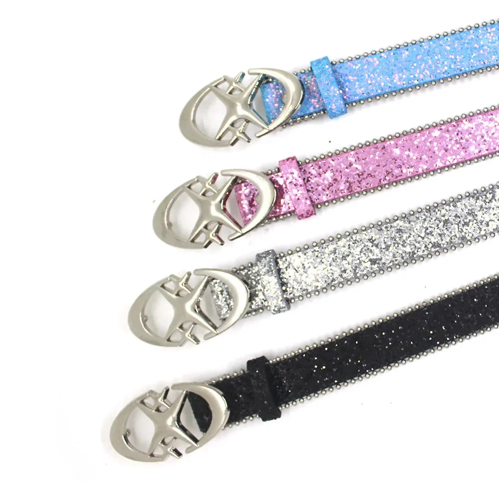 Y2K Bling Star Faux Diamond Rhinestone Belt