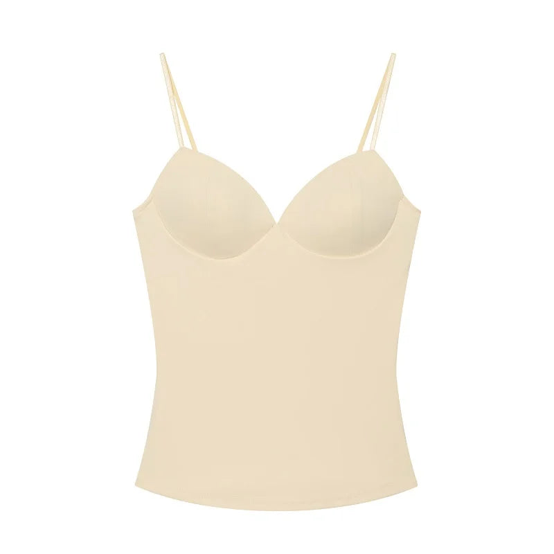Y2K Bodycon Backless Low Cut Crop Top