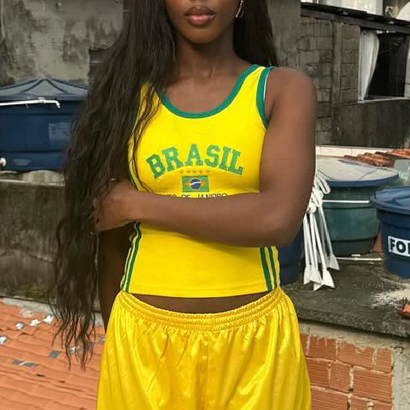 Y2K Brazil Tank Top