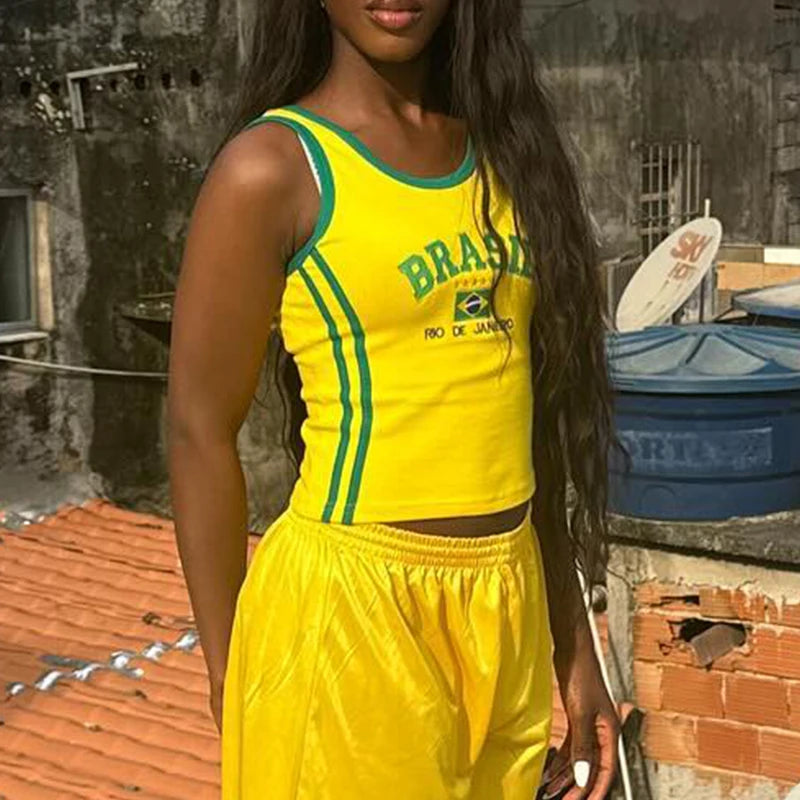 Y2K Brazil Tank Top