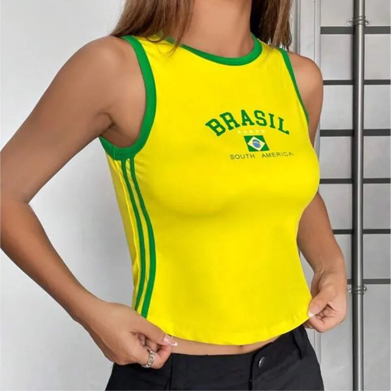 Y2K Brazil Tank Top