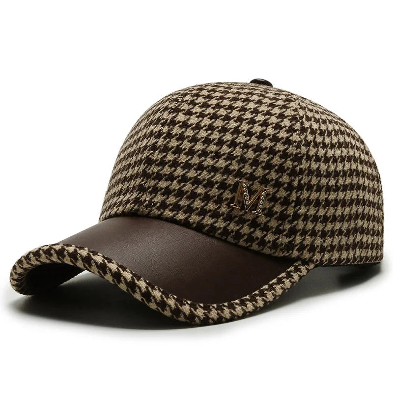 Y2K British Plaid Baseball Cap